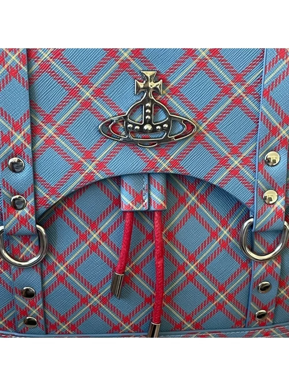 Vivienne Westwood Blue and Pink Men's Backpack